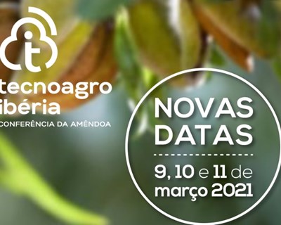 Tecnoagro Iberia 2021: Conferência da Amêndoa acontece entre 9 e 11 de março de 2021