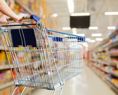 A procura excessiva de produtos nos supermercados