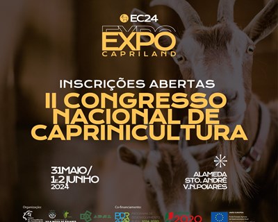 Abertas inscrições para o II Congresso Nacional de Caprinicultura