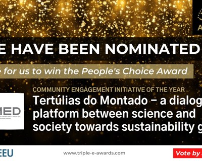 Apoie as Tertúlias do Montado através do voto para o Prémio Triple E Awards 2023