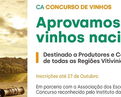 Crédito Agrícola promove 8º Concurso de Vinhos