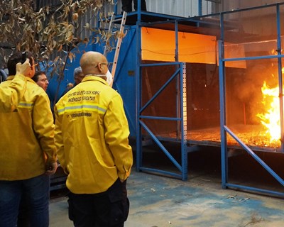 Centro de Estudos sobre Incêndios Florestais da Universidade de Coimbra investiga propagação de grandes incêndios com apoio da REN