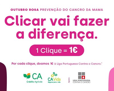 Crédito Agrícola com campanha solidária para assinalar o Dia Nacional de Prevenção do Cancro da Mama