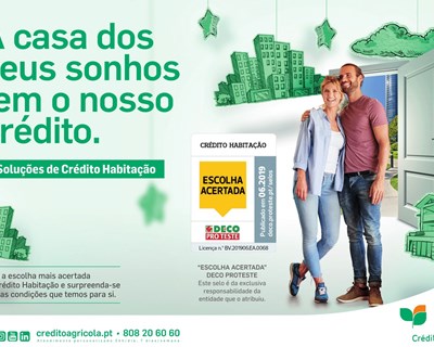 Crédito Habitação em destaque na nova campanha do Crédito Agrícola