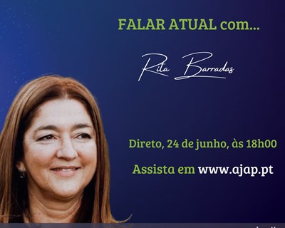 Debate "Falar Atual" recebe Rita Barradas