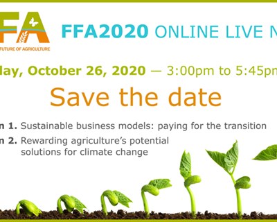 FFA realiza webinar sobre modelos de negócios sustentáveis e papel da agricultura no combate às mudanças climáticas