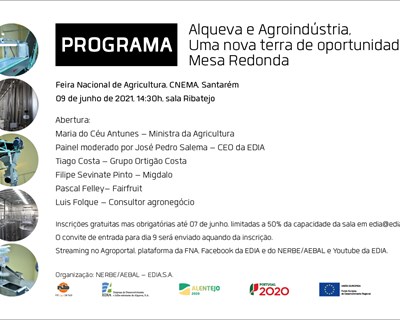 FNA 2021: Alqueva e Agroindústria, uma nova terra de oportunidades