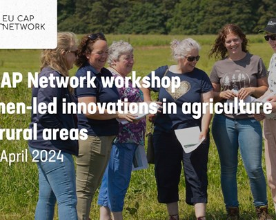 Inscrições abertas para workshop "Inovações lideradas por mulheres na agricultura e nas zonas rurais”