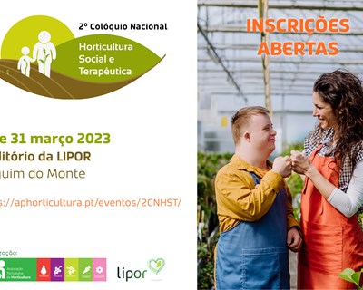 Inscrições para 2º Colóquio Nacional de Horticultura Social e Terapêutica estão abertas