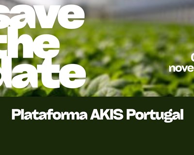 Lançamento da Plataforma AKIS Portugal já na próxima semana