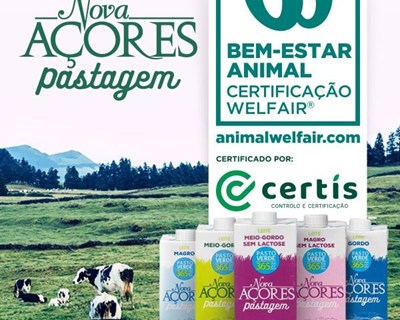 Marca Nova Açores Pastagem certificada em Bem-estar Animal Welfair®