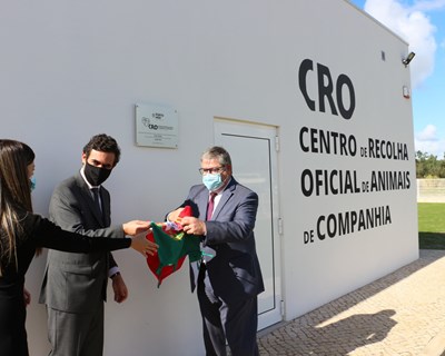 Nuno Russo inaugura Centro de Recolha Oficial de Animais de Companhia de Porto de Mós