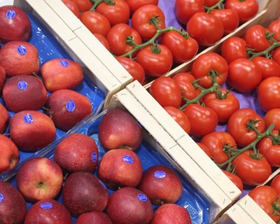 O mercado de frutas e hortícolas