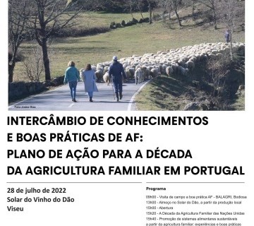 Plano de Ação para a Década da Agricultura Familiar em discussão em Viseu amanhã