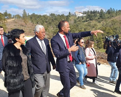 Primeiro-ministro e ministra da Agricultura visitam aproveitamento hidroagrícola da Camba