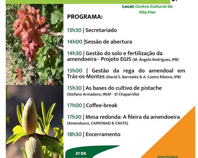 Seminário sobre a Amendoeira e o Pistácio em Vila Flor