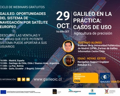 Sistemas Galileo: Evento online debate casos de sucesso na agricultura de precisão