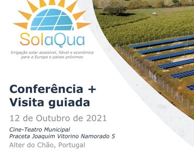SolAqua mostra sistema de irrigação solar com emissões zero
