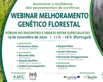 Webinar sobre melhoramento genético florestal realiza-se em novembro
