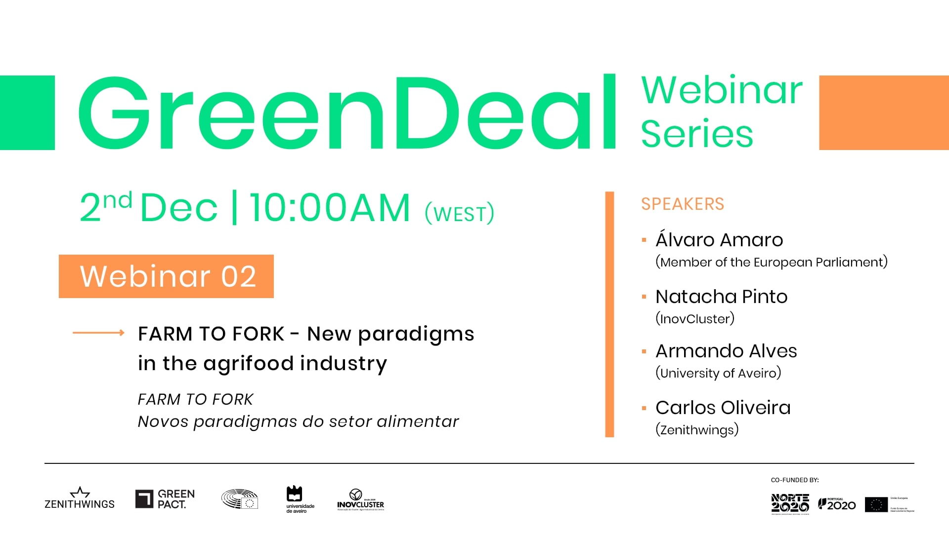 Green Deal Series Webinars