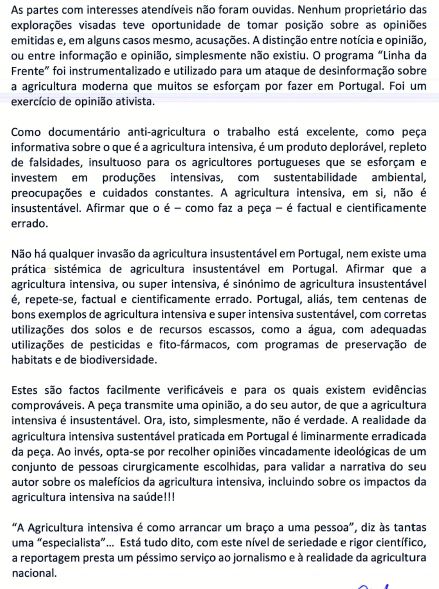 CAP opinião