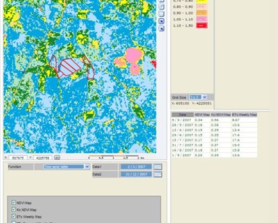 Agricultura de regadio: gestão da água de rega mediante satélite e tecnologias de comunicação