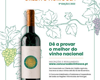 Arranca hoje a 9ª edição do Concurso de Vinhos do Crédito Agrícola