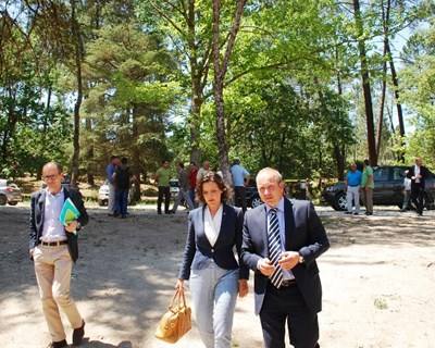 Assunção Cristas visita projeto florestal em Vila Pouca de Aguiar