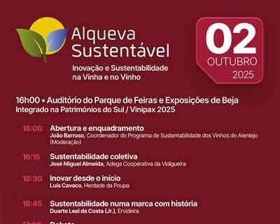 Beja acolhe workshop dedicado à Inovação e Sustentabilidade na Vinha e no Vinho