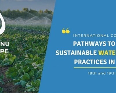 Conferência Internacional "Caminhos para estender as práticas sustentáveis ​​de reutilização de água na Europa"