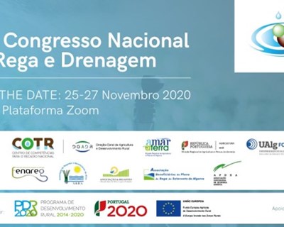 Estão abertas as inscrições para o VIII Congresso Nacional de Rega e Drenagem