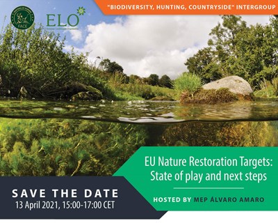 Evento intergrupo sobre as "Metas de restauração da natureza da UE"