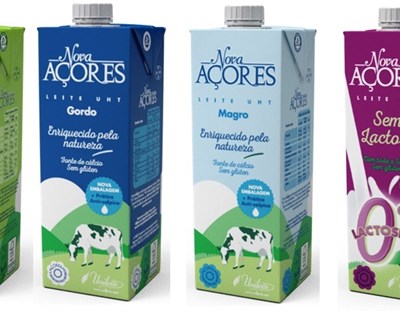 Leite Nova Açores apresenta nova imagem numa embalagem mais prática e funcional