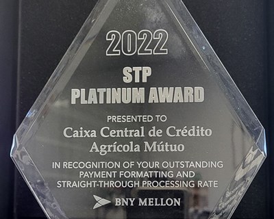Os Sistemas de Pagamento Automático (STP) do Crédito Agrícola foram eleitos os melhores de Portugal, pelo BNY Mellon