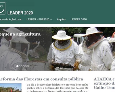 Portal LEADER 2020 já está online