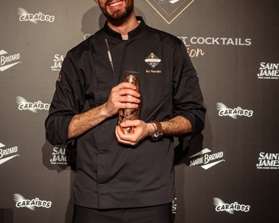 Português Rui Mendes conquista 3º lugar no concurso internacional The Bartenders Society