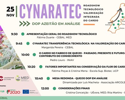 Roadshow Tecnológico Valorização Integrada do Cardo - DOP Azeitão em análise.