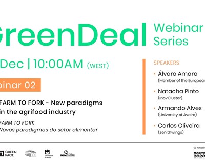 Webinar "Farm To Fork - Novos paradigmas do setor agroalimentar" acontece em dezembro