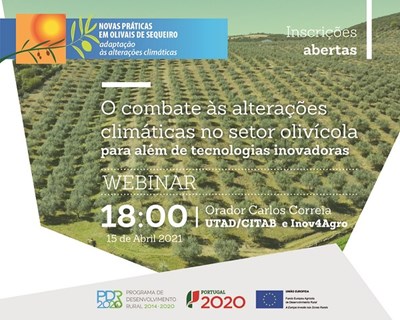 Webinar: "Impacto das alterações climáticas no Olival de sequeiro"