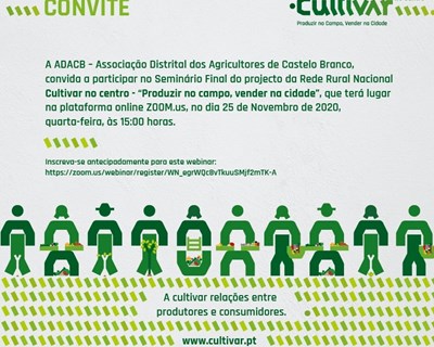 Webinar "produzir no campo, vender na cidade" acontece em novembro