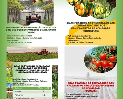 Webinars sobre Boas Práticas na Aplicação