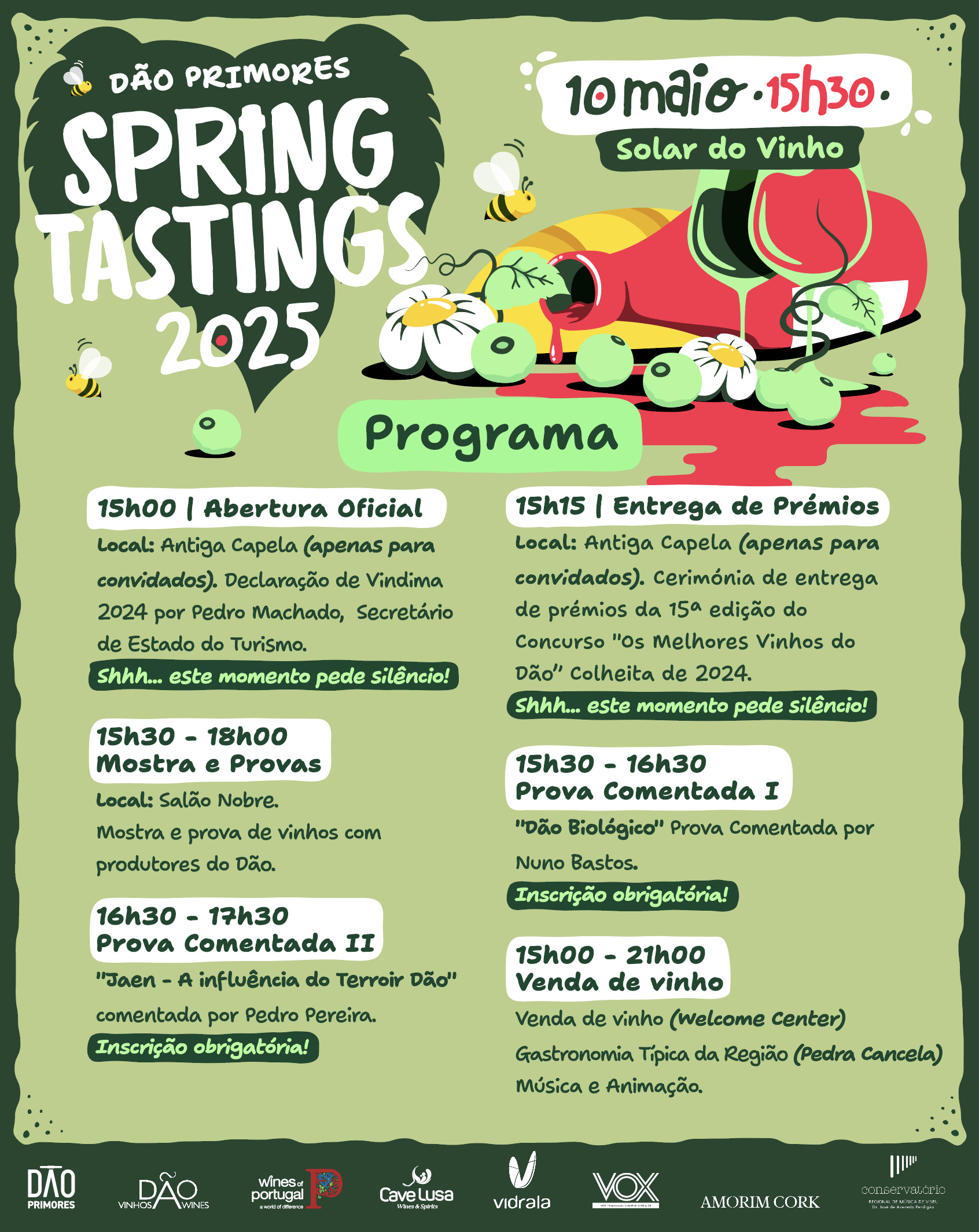 programa dao spring tastings
