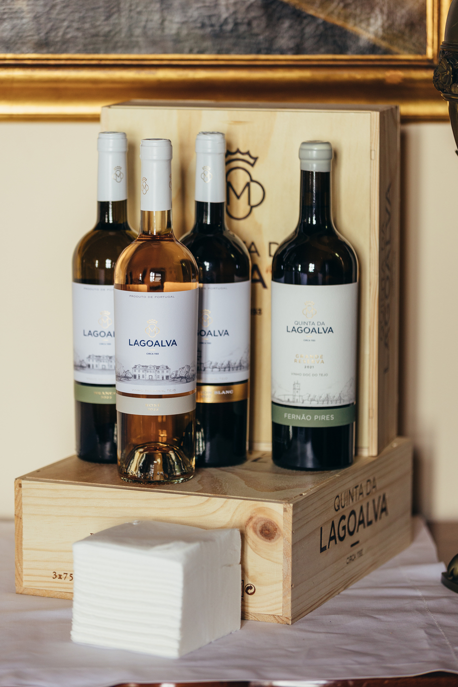quinta da lagoalva trio de brancos e rosé
