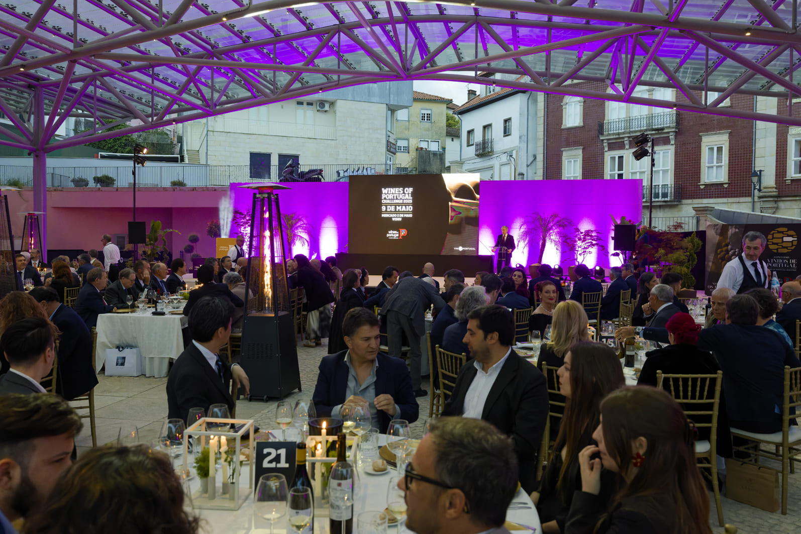 jantar de gala vinhos de portugal