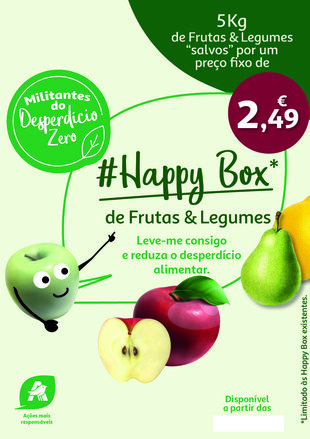 cartaz desperd&iacute;cio zero auchan